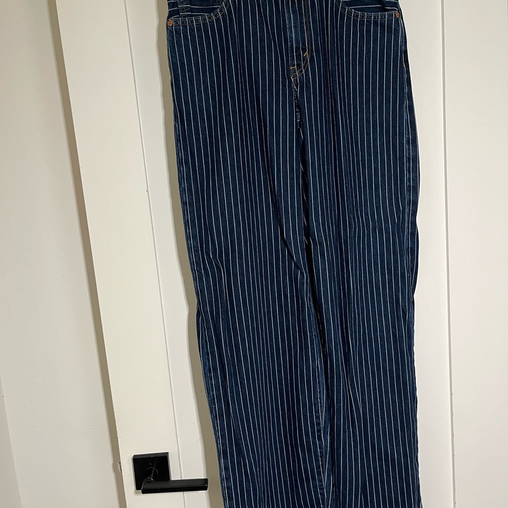 Levi’s Pinstripe Baggy Dad jeans Waist 25